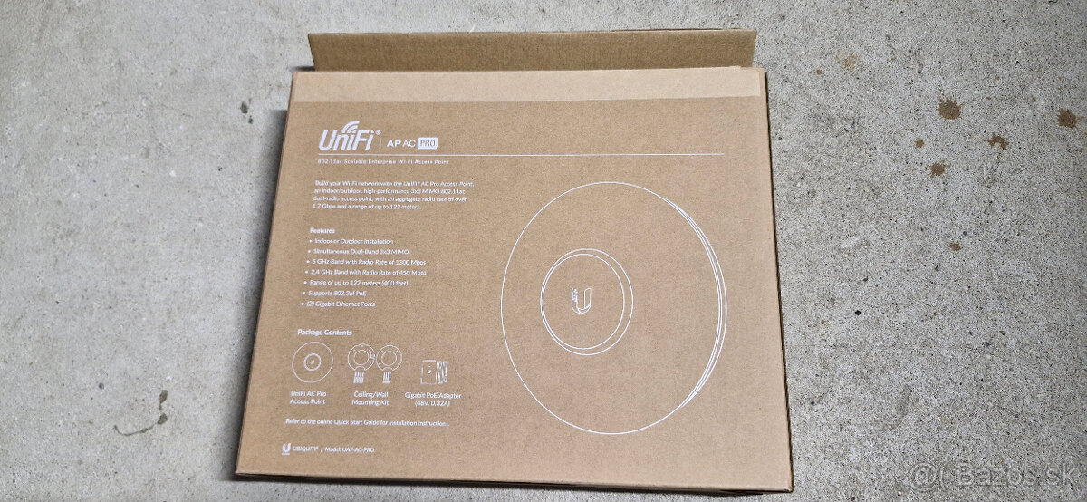 Predám 3 kusy Unifi UAP-AC-Pro - 9