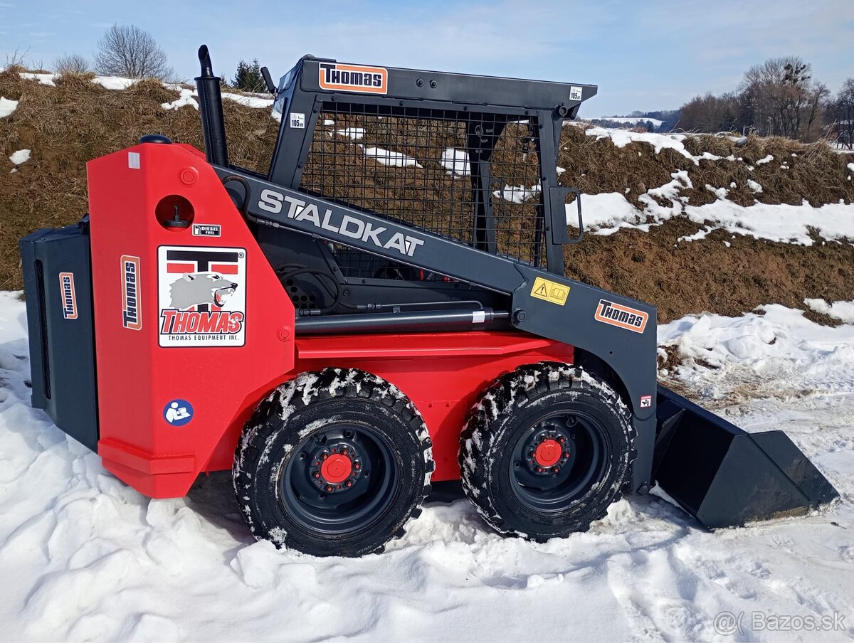 Šmykom riadený nakladač Thomas T133 - 9