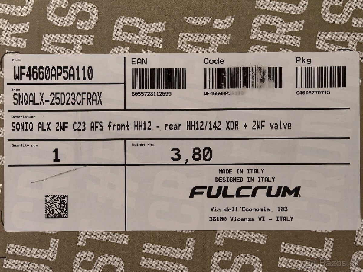 Fulcrum Soniq ALX (XDR) 28" - 9