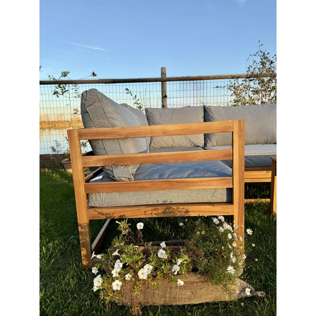 Variabilná drevená sedačka Evissa - 9