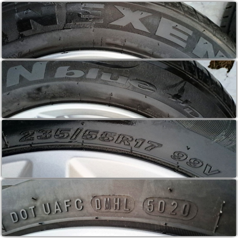 5x120 R17 BMW 5 Lúč + Pneu 235 55 R17 6mm 4 ročné - 9