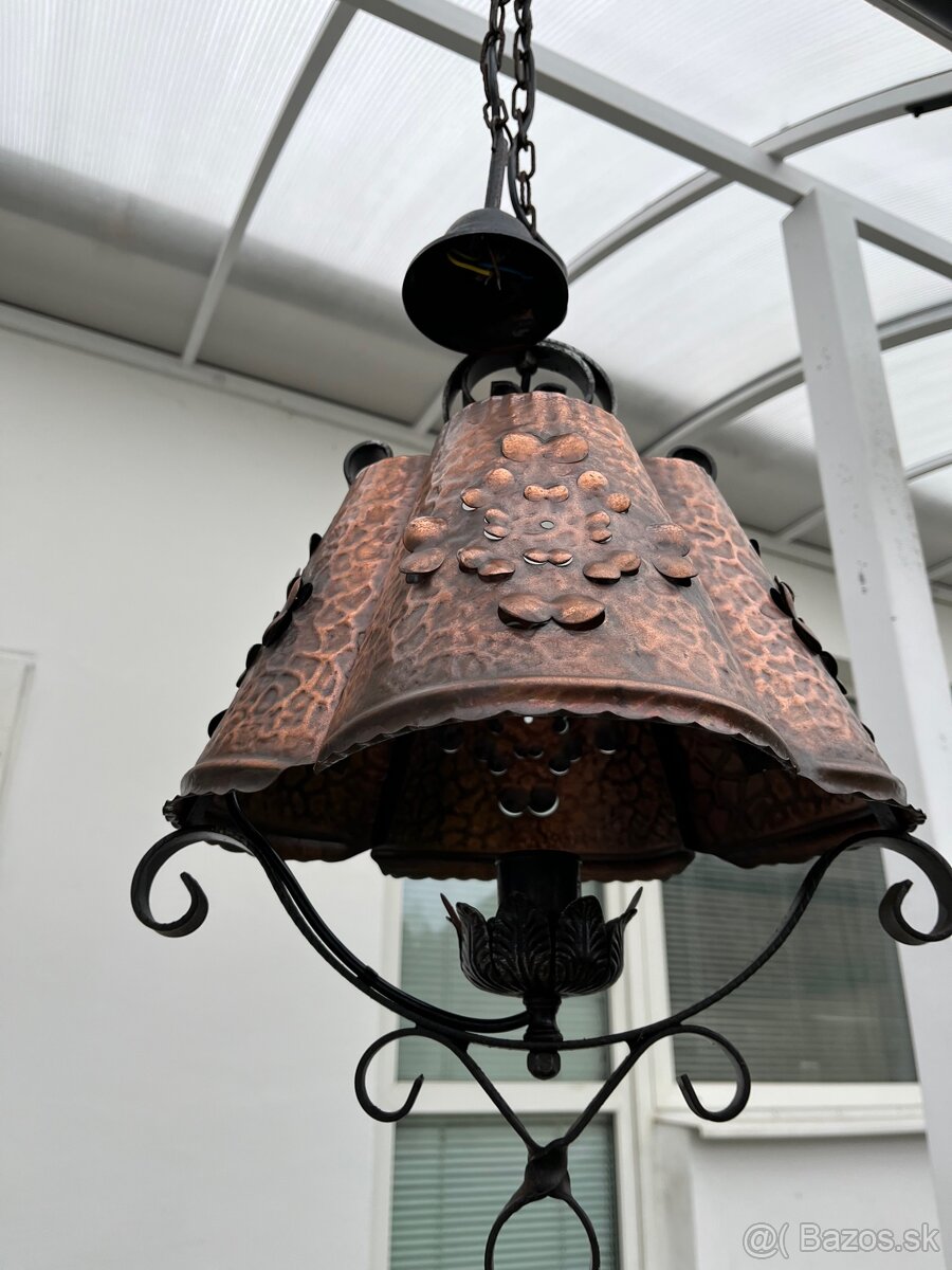Kovovy tepany luster na chalupu luster - 9