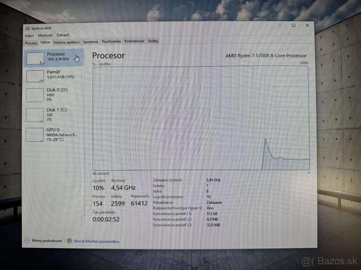 Herné PCčko Ryzen 7 5700X/ RTX 2070 Super/ 32GB/ 1TB NvMe - 9