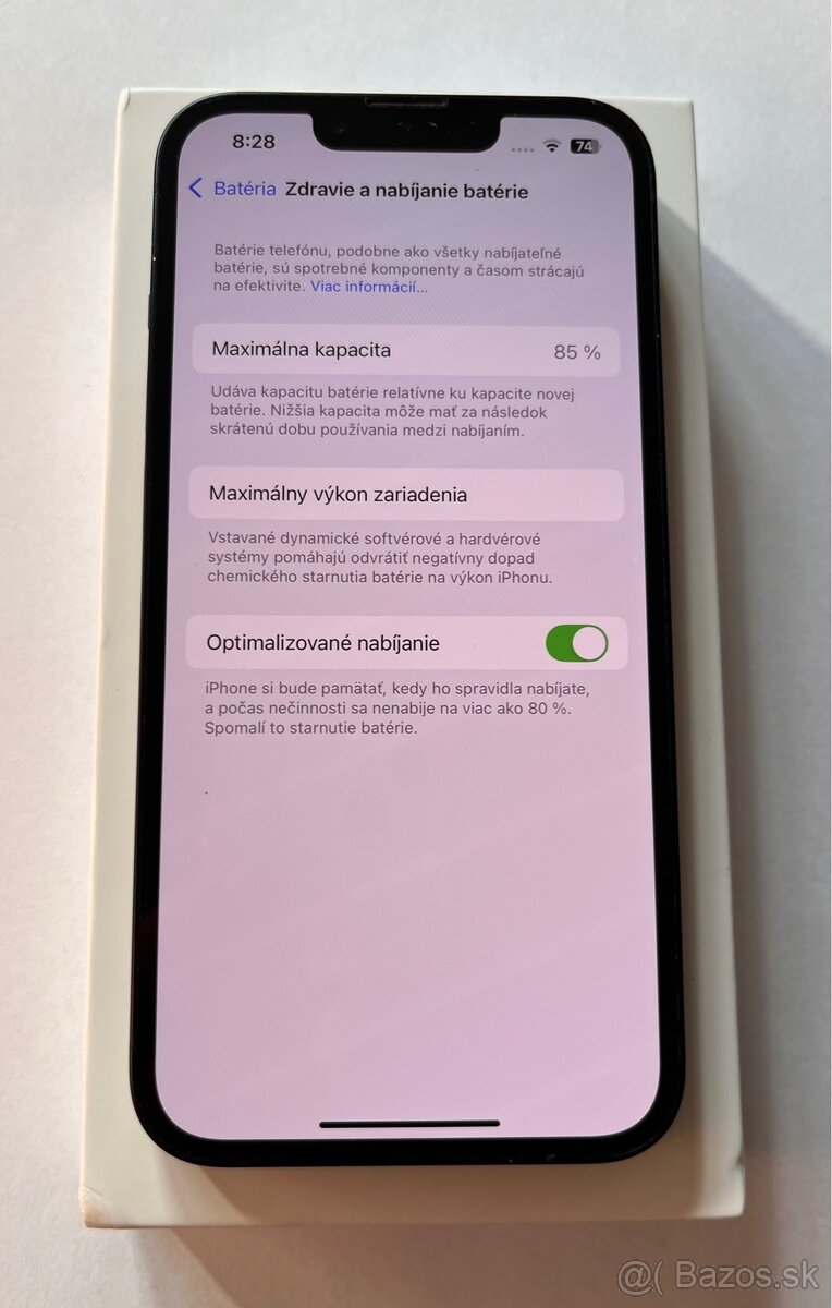iPhone 13 Midnight, originál stav, batéria 85% - 9