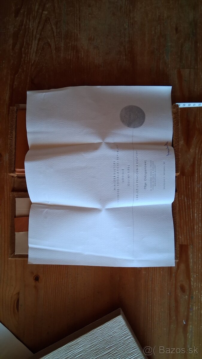 PLAKETA Zaslúžilý pracovník kultúry - 9