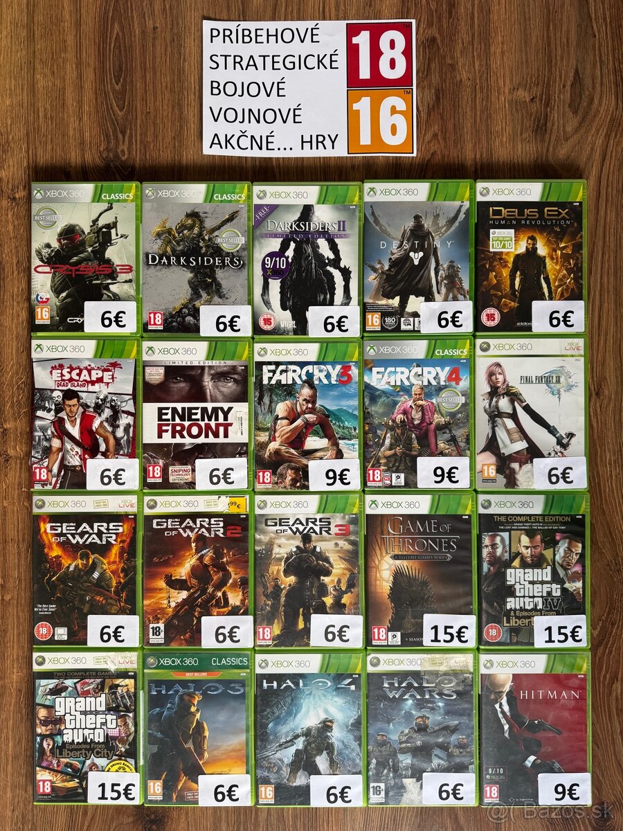 HRY na XBOX 360 (4+1 alebo 6+2 ZDARMA) - 9