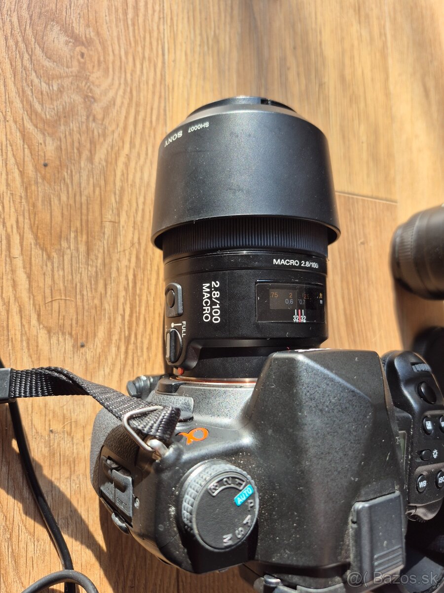 Profesionálny Full-frame set Sony Alpha A900 + A100 + 4 obje - 9
