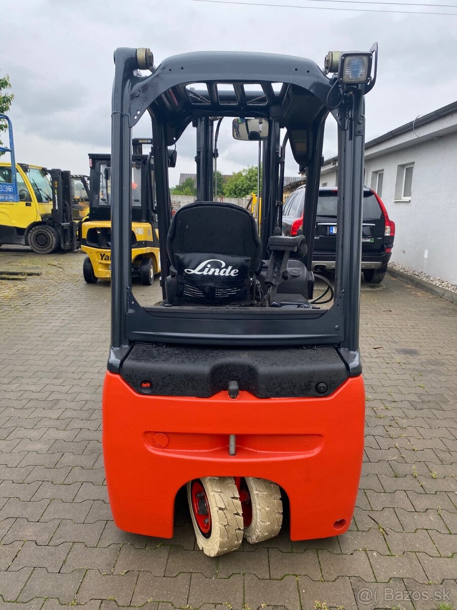 Jazdený elektrický vysokozdvižný vozík Linde 1600 kg - 9