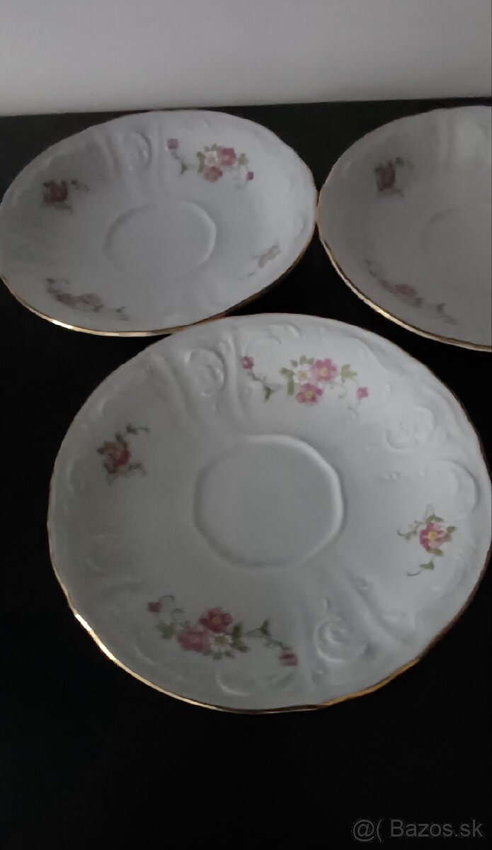Podšálky retro porcelánové - 9