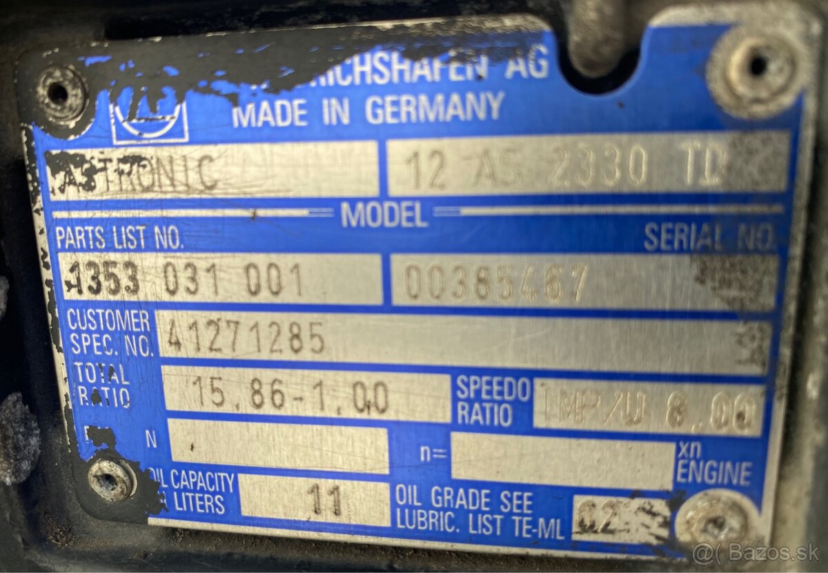 2x motor + prevodovky na kamion - 9