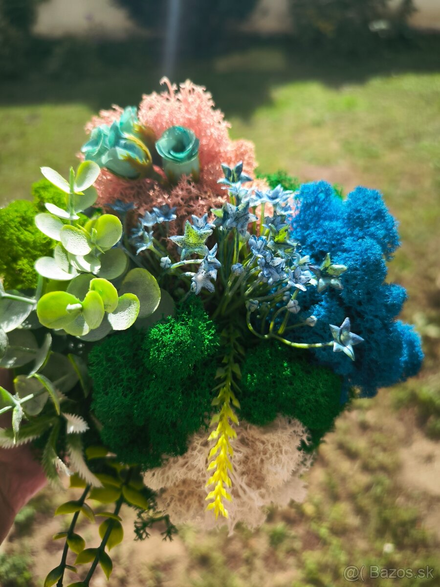 Machové dekorácie - 9