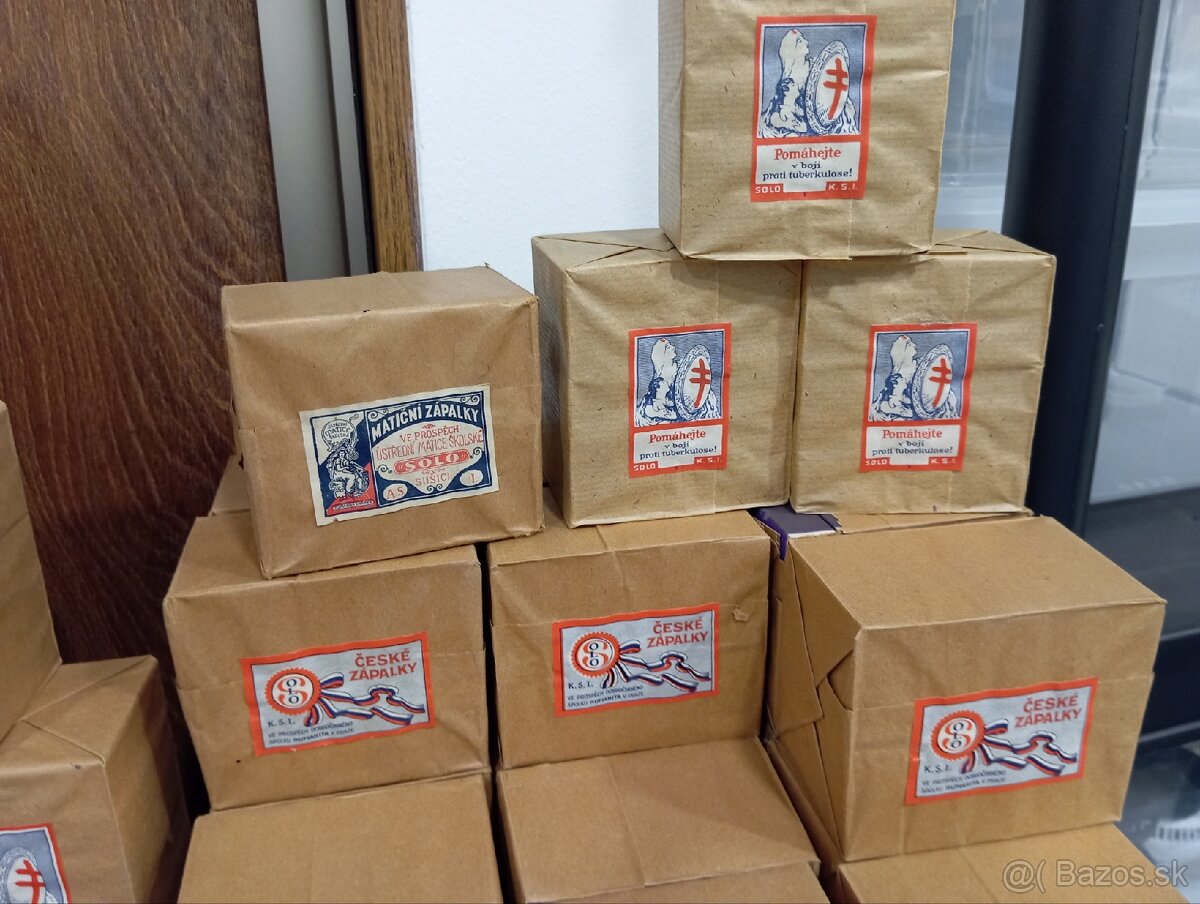Staré zápalky. SOLO Sušice - 9
