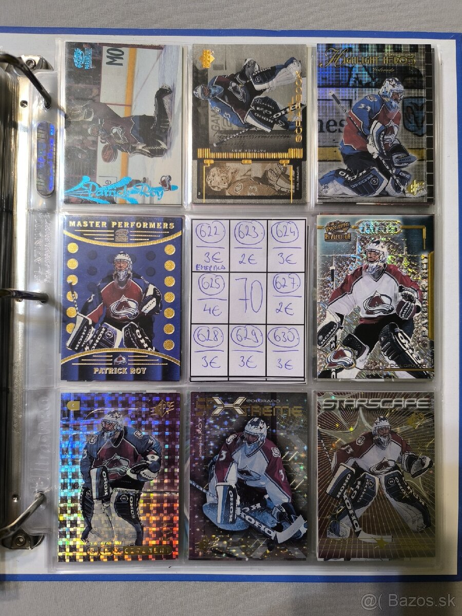 Hokejové kartičky - Patrick Roy 3 - 9
