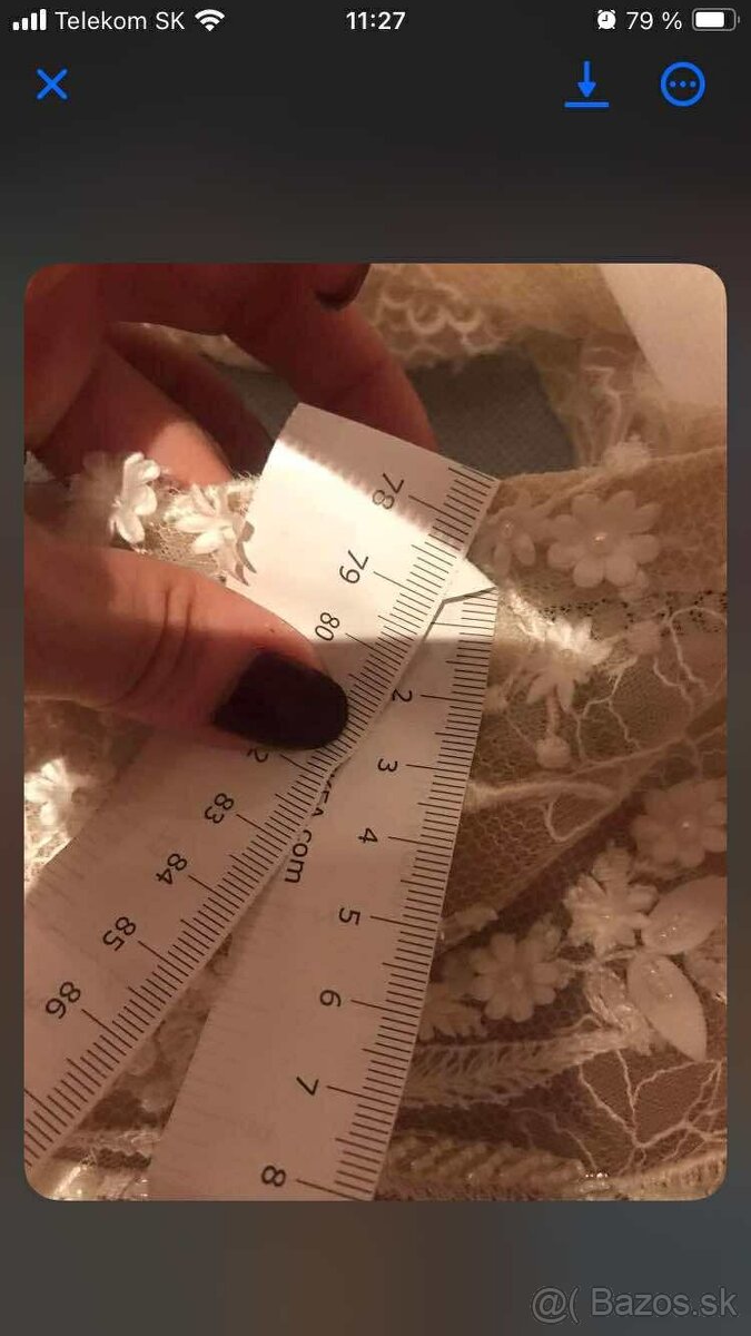 Svadobné šaty S/M - 9