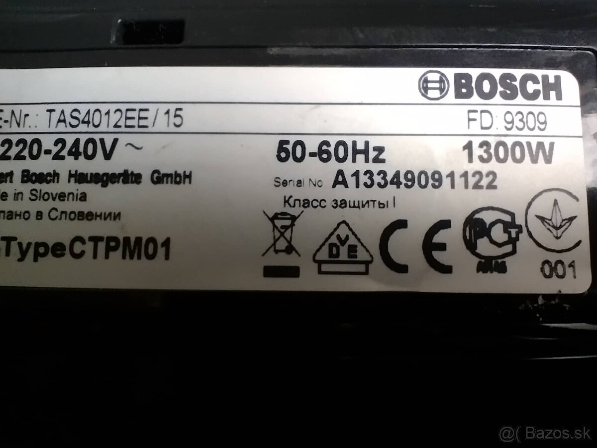 Pressovar Bosch Tassimo TAS 4012 - 9