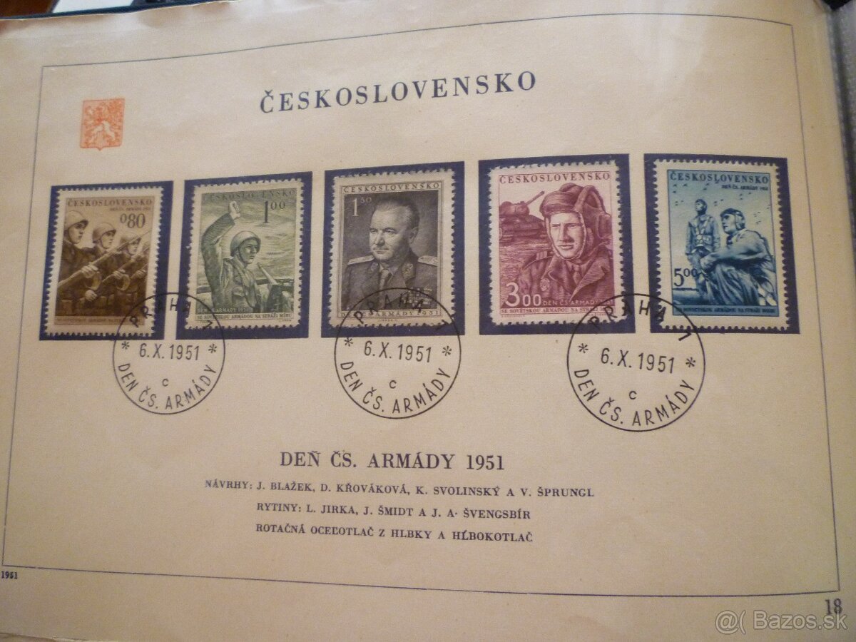 známky čsl.aršíky - 9