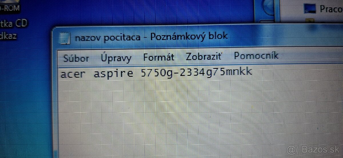 Predam notebook Acer. - 9