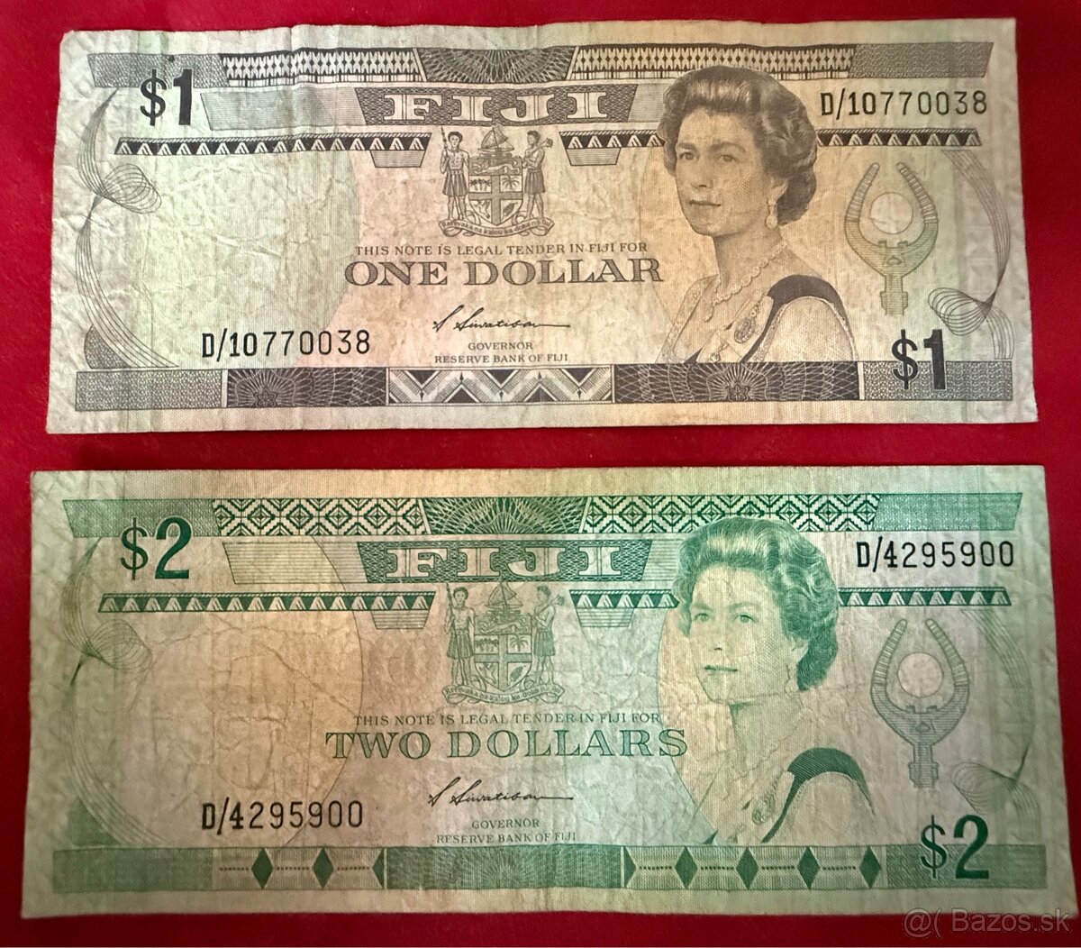 Staré bankovky Alžbeta II. rôzne krajiny - 9