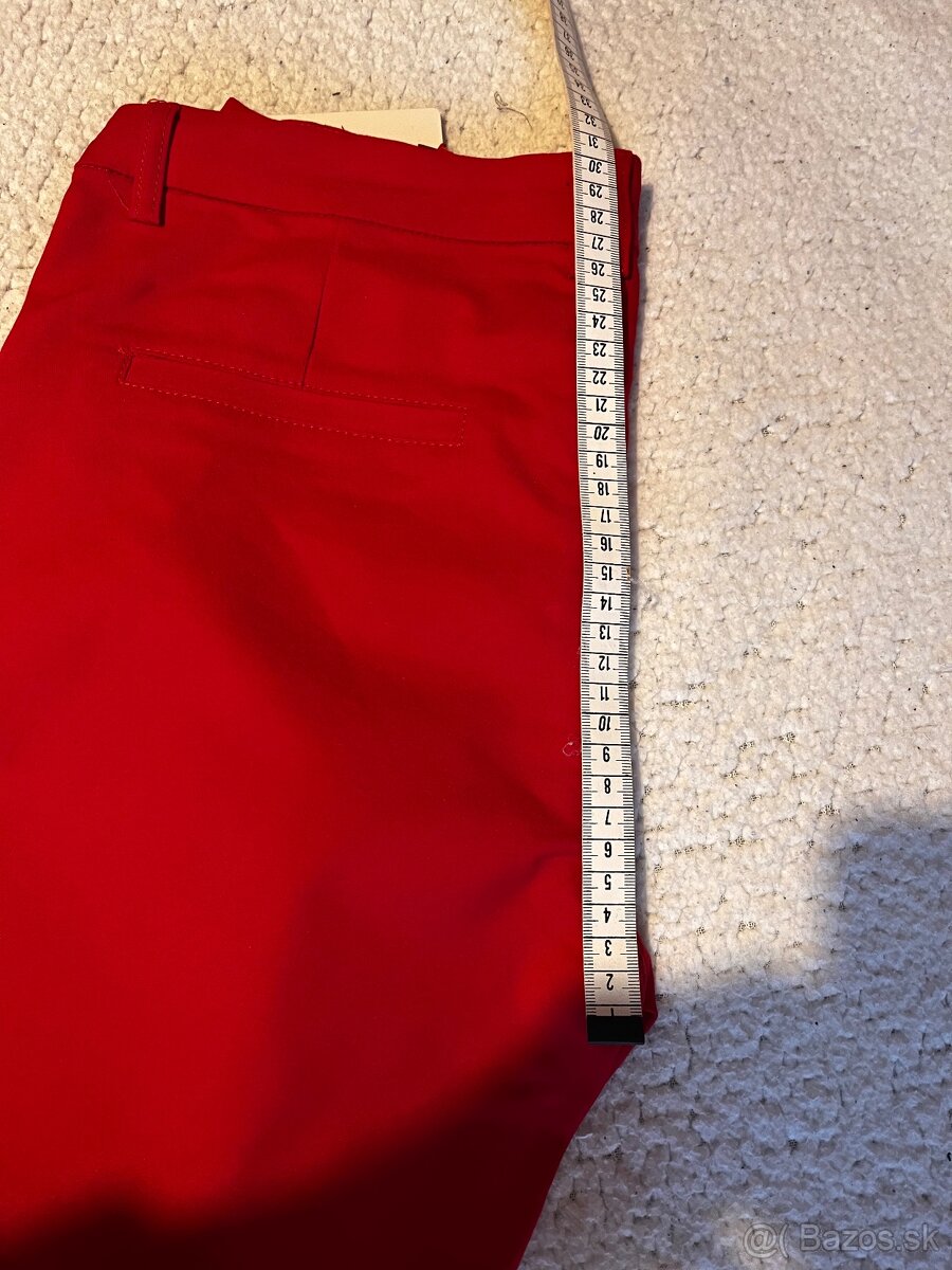 Detské alebo dámske červené džinsy - 9