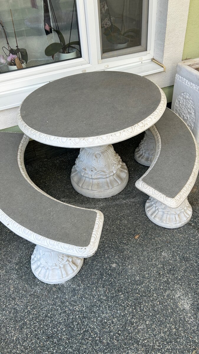 Kamenné barokové sedenie - 9