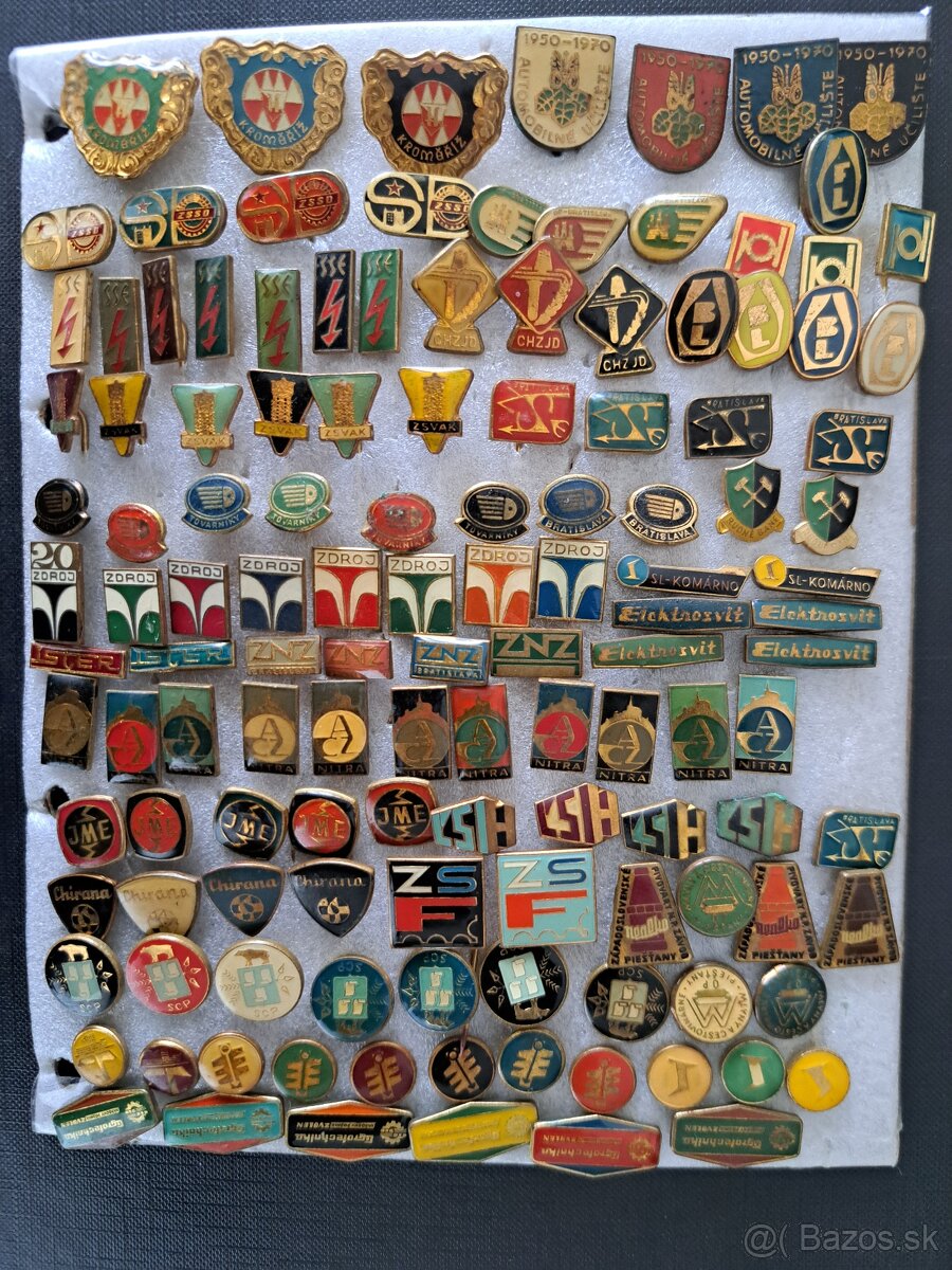 Predám odznaky 1 - 9