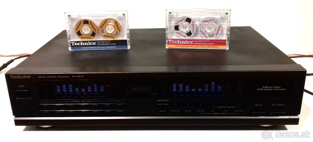 2x7 pasmovy equalizer TECHNICS SH-GE70, JAPAN, AE80, AE86 - 9
