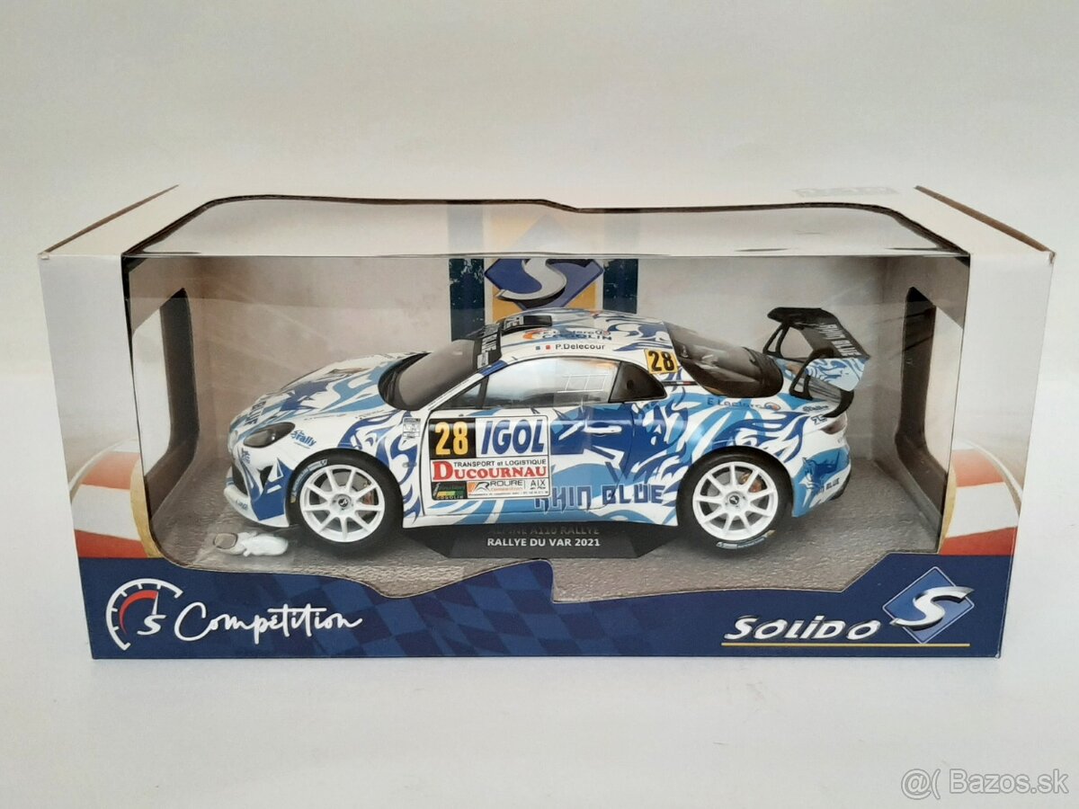 1:18 - Renault Alpine A110 Rally#28/Delecour - Solido - 1:18 - 9