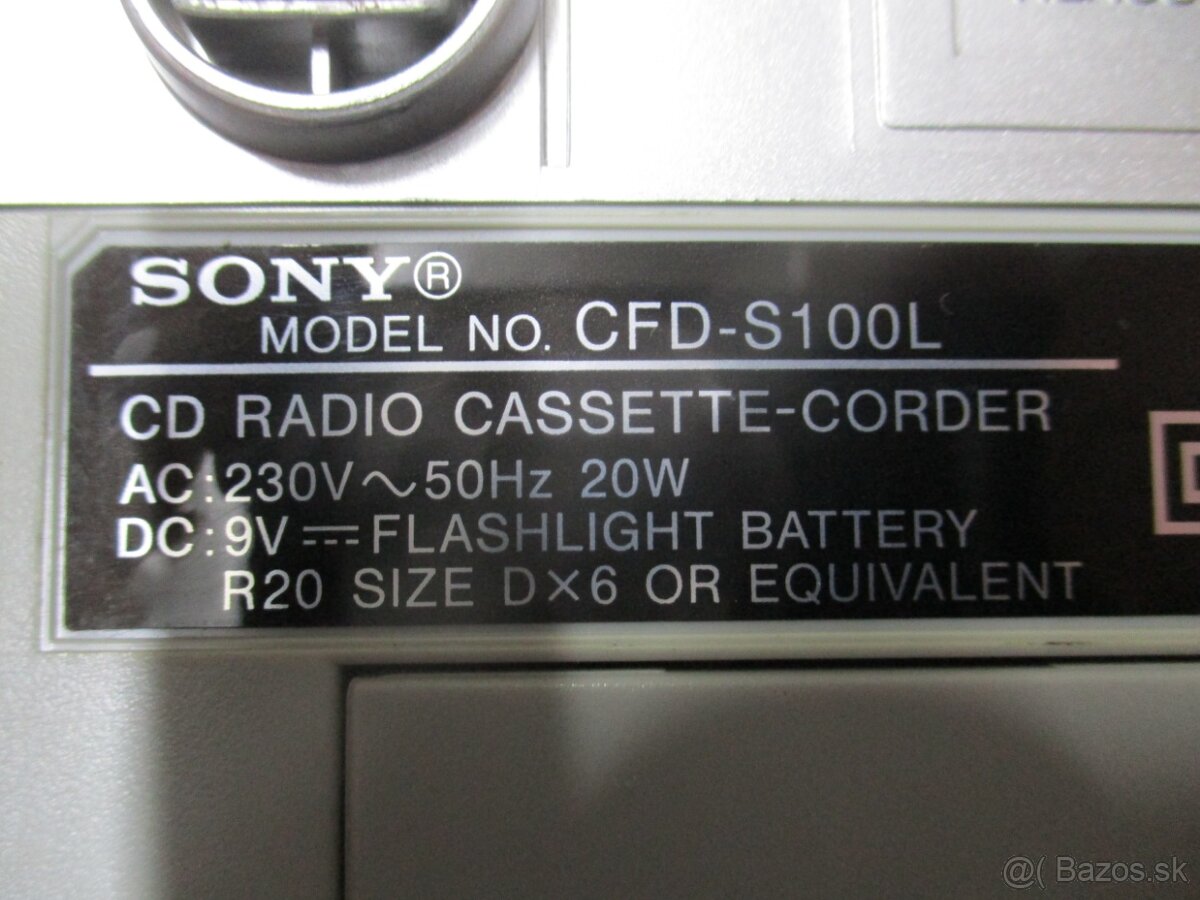 SONY CFD-S100L - 9