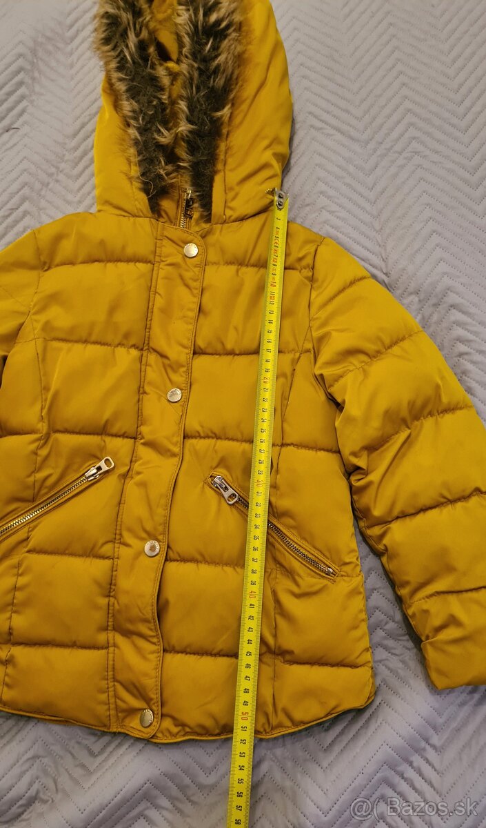 Dievčenská zimná bunda Zara, veľ. 122/128 - 9