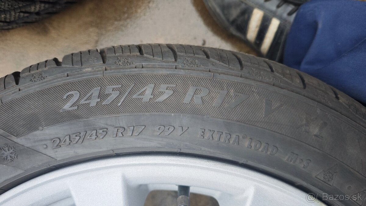 Alu Lexus Is250 (17x8JJ ET45) + zimní pneu Matador - 9