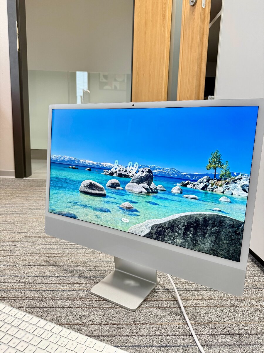 Apple iMac 24" M1, 2021, 256GB + magic keyboard / mouse - 9