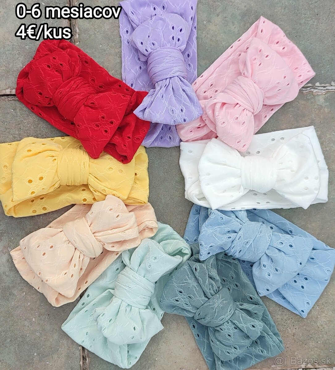 Pružná detská čelenka - 9