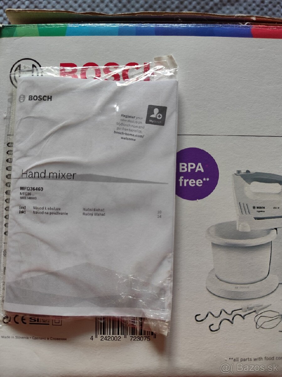 💖 Kuchynský robot Bosch ErgoMixx - NOVÝ 💖 - 9