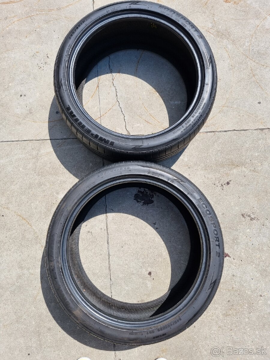 Letné pneu 1-1 255/35/20 - 2 x 245/40/20 - 9