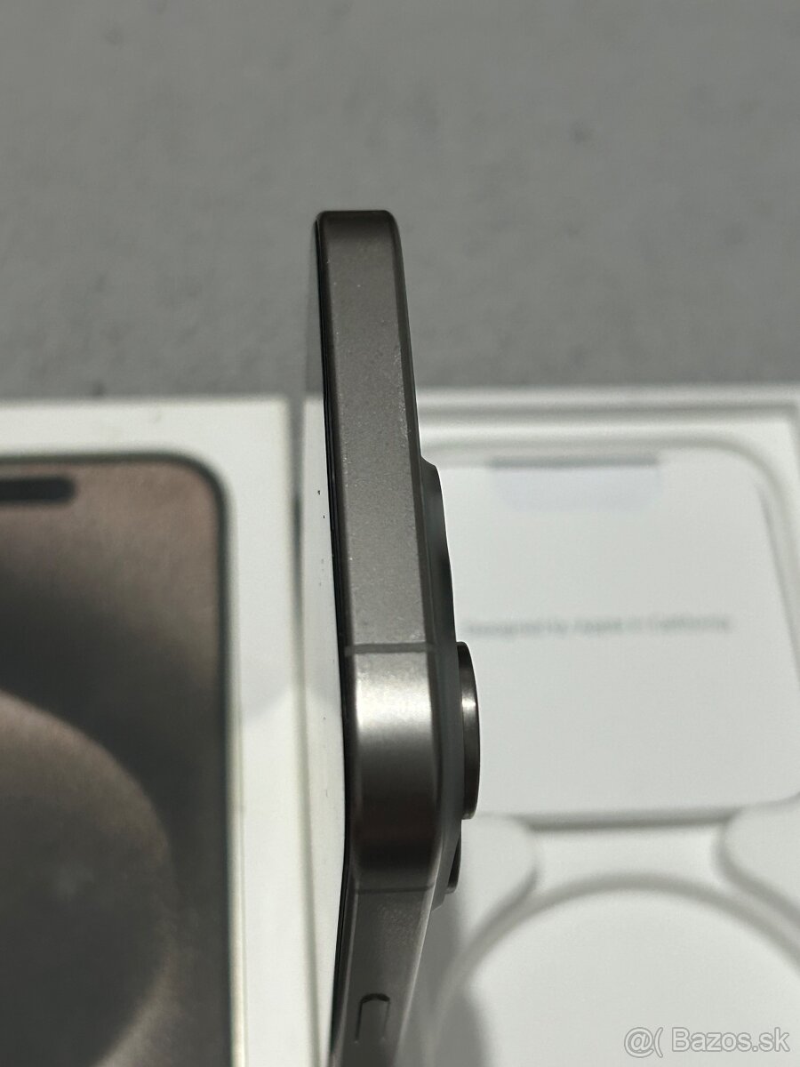 Predám Apple iphone 15 PRO 128GB Natural Titanium - 9