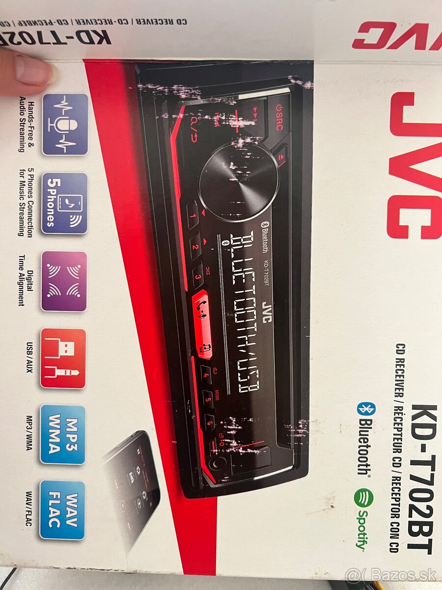 Bluetooth autorádio JVC– ZÁRUKA ešte 2 roky - 9