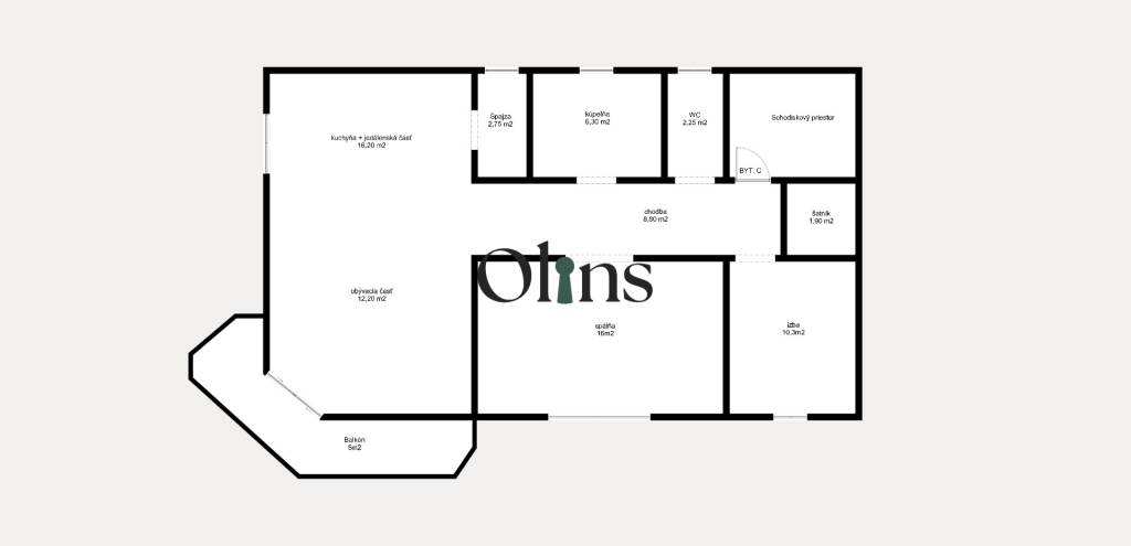 NA PREDAJ 3-izbový byt v rodinnom dome so záhradou a parking - 9