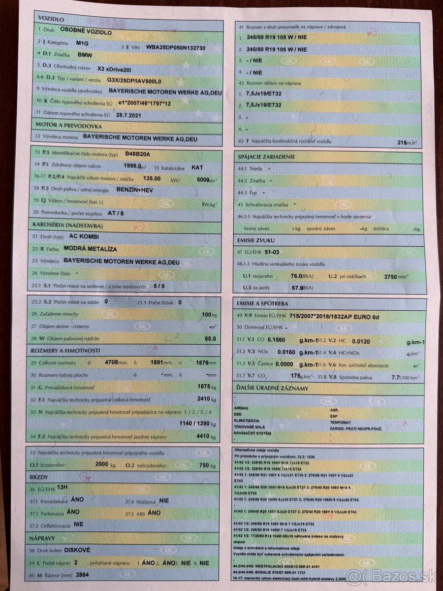 BMW X3 xDrive20i, BENZIN+HEV - 9