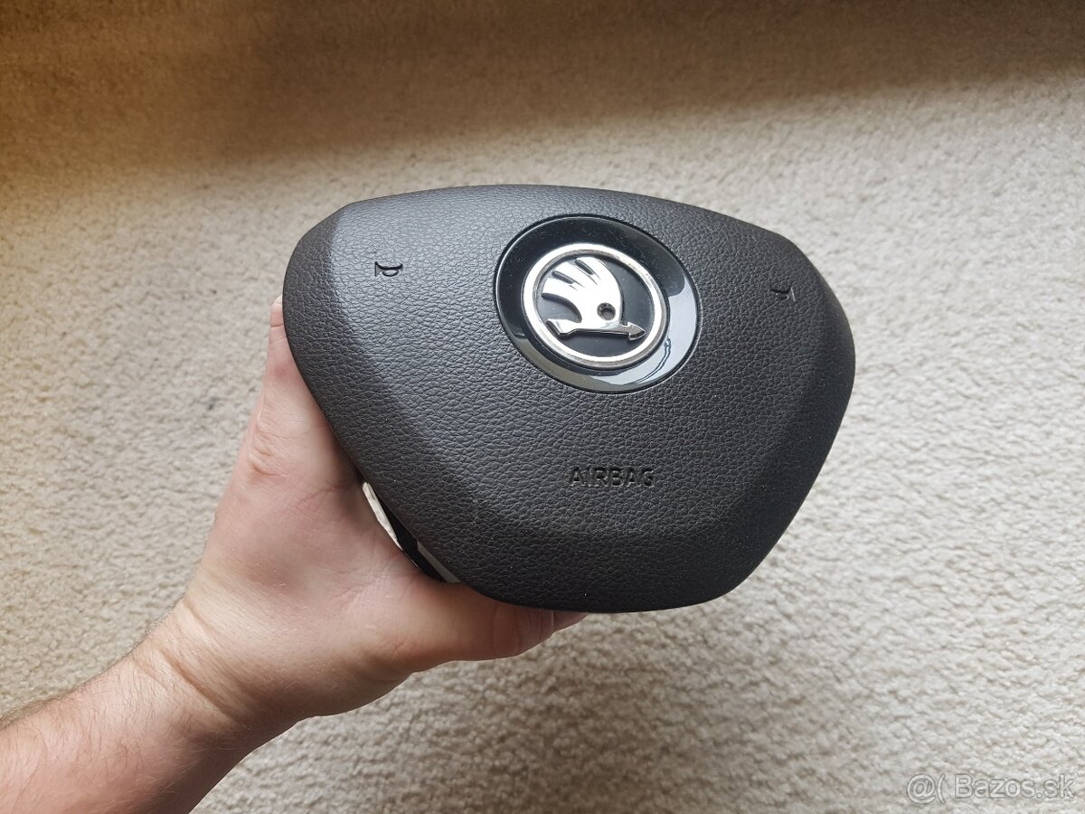 Predám hnedé airbagy Škoda Superb 2 L&K - 9