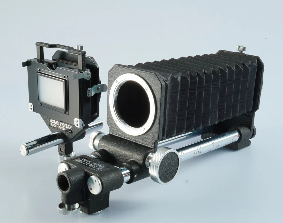 ASAHI PENTAX Slide Copier nástavec na BELLOWS II - 9