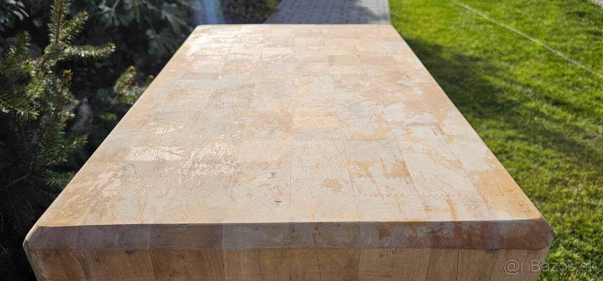 drevený mäsiarsky klát - 9