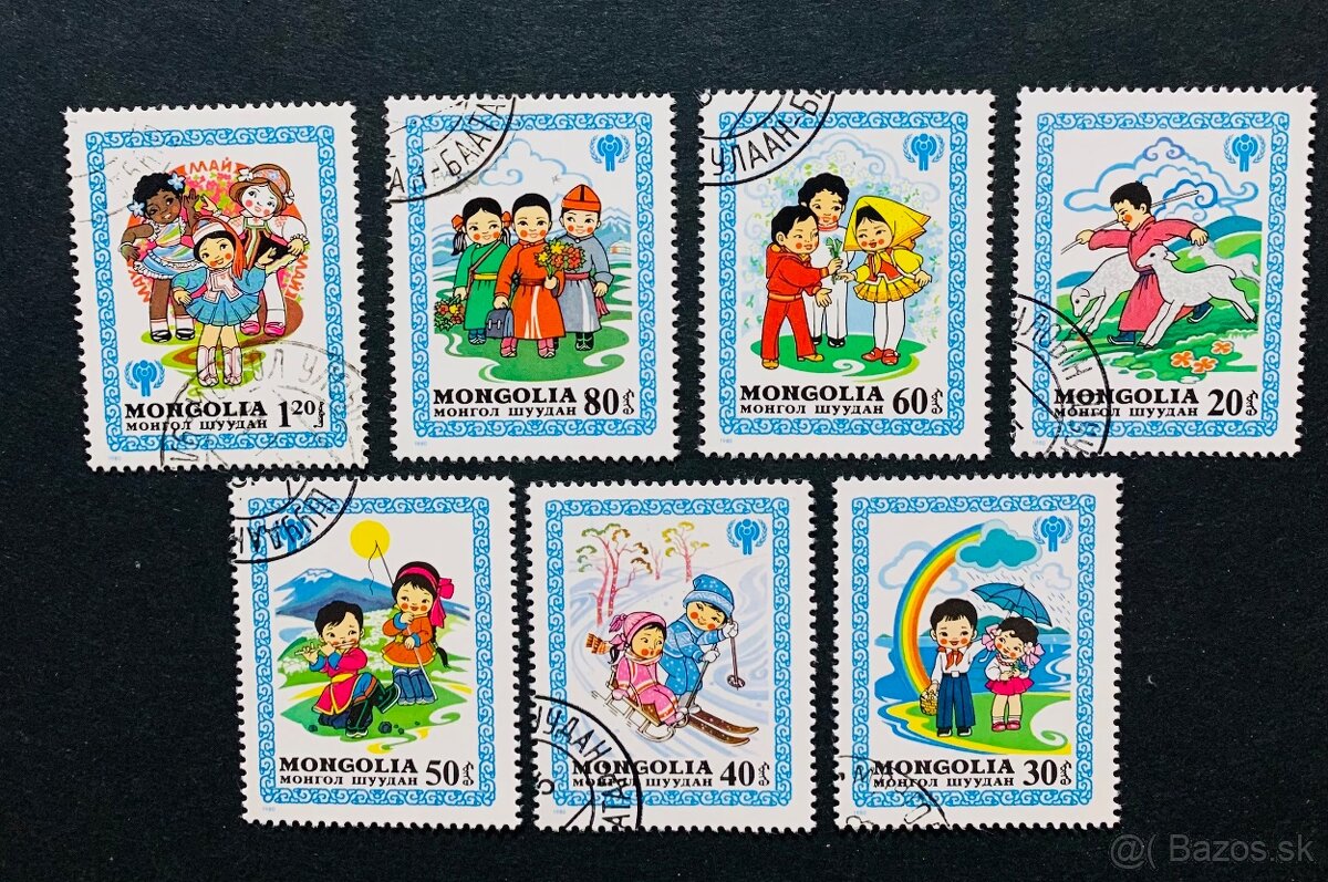 Postove znamky Mongolsko - 9