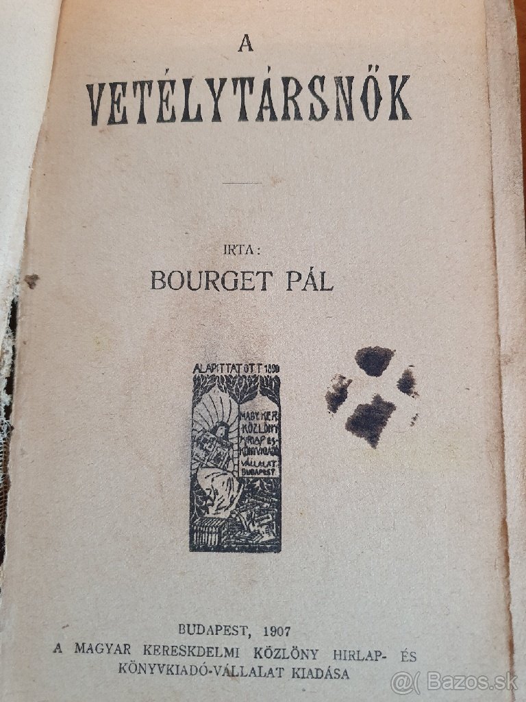 Staré knihy v maďarčine r. 1907-1909 - 9