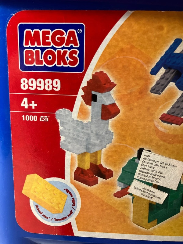 Vyse 1200 ks dielikov, kociek zn. Mega Blocks - 9