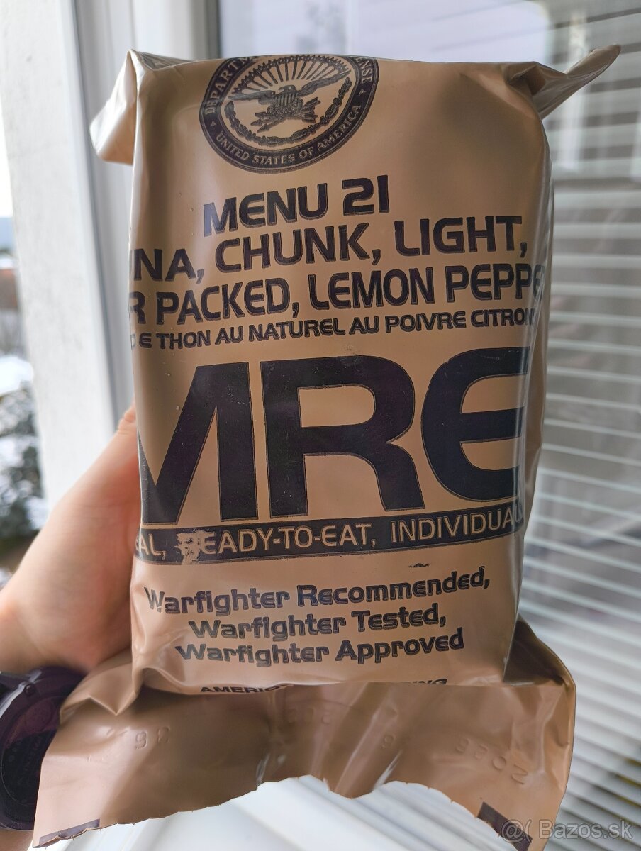 MRE Americkej Armády rôzne menu - 9