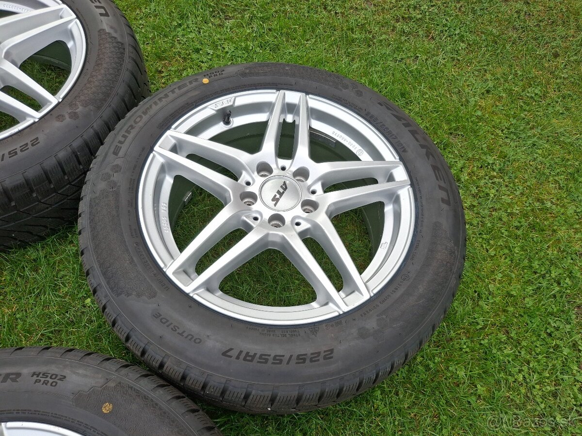 17" ALU 5x112 AUDI + zimné 225/55 r17 TOP SADA - 9