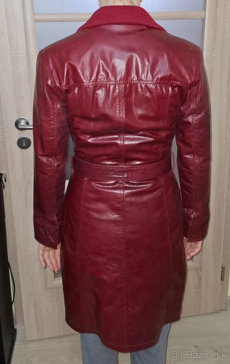 Dámsky kožený kabát Steffel - 9