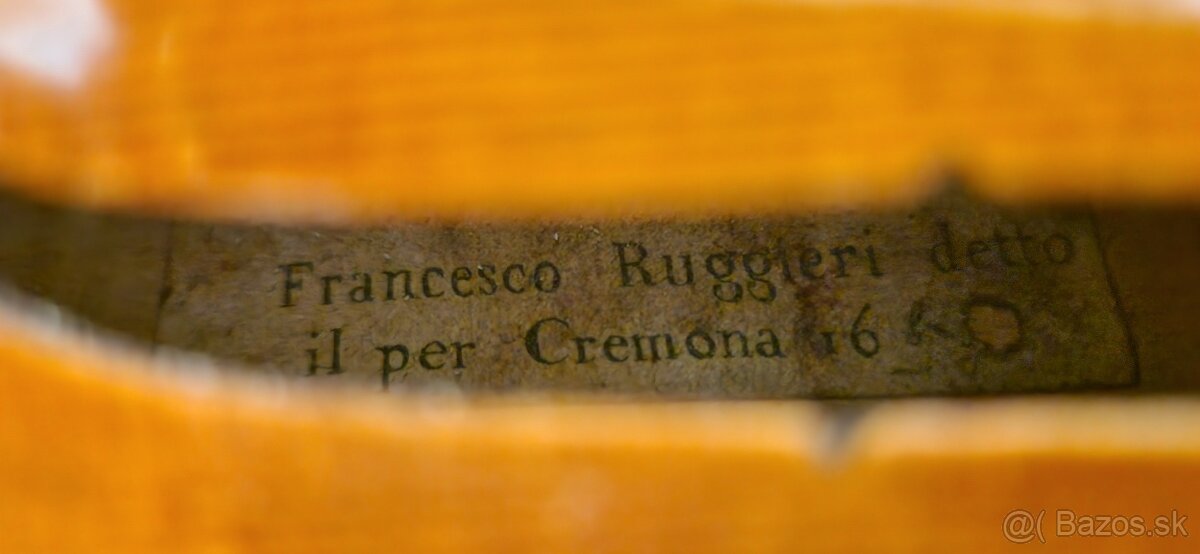 Predám staré majstrovské husle - 9