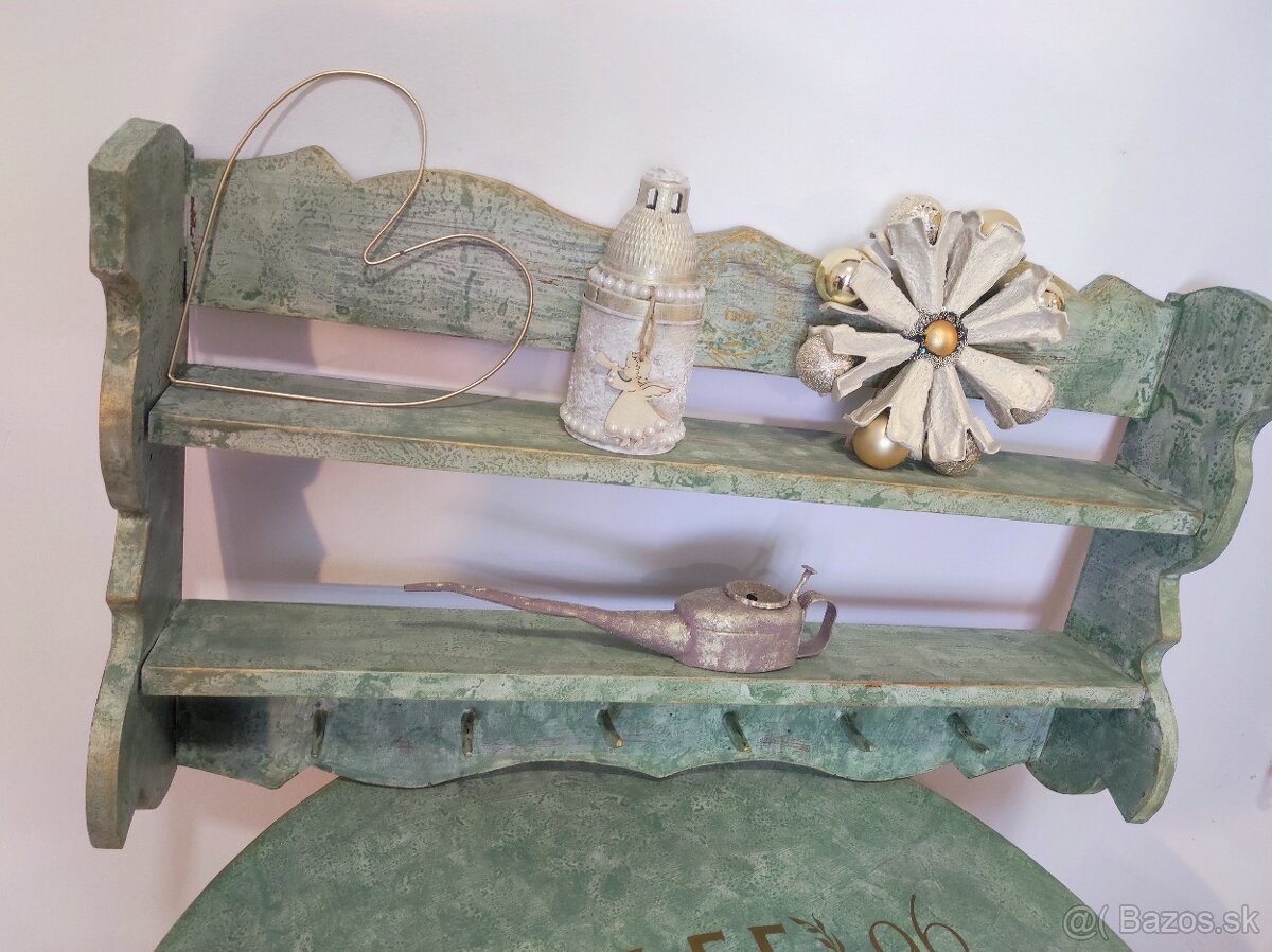 Okrúhly stôl, polička - 9