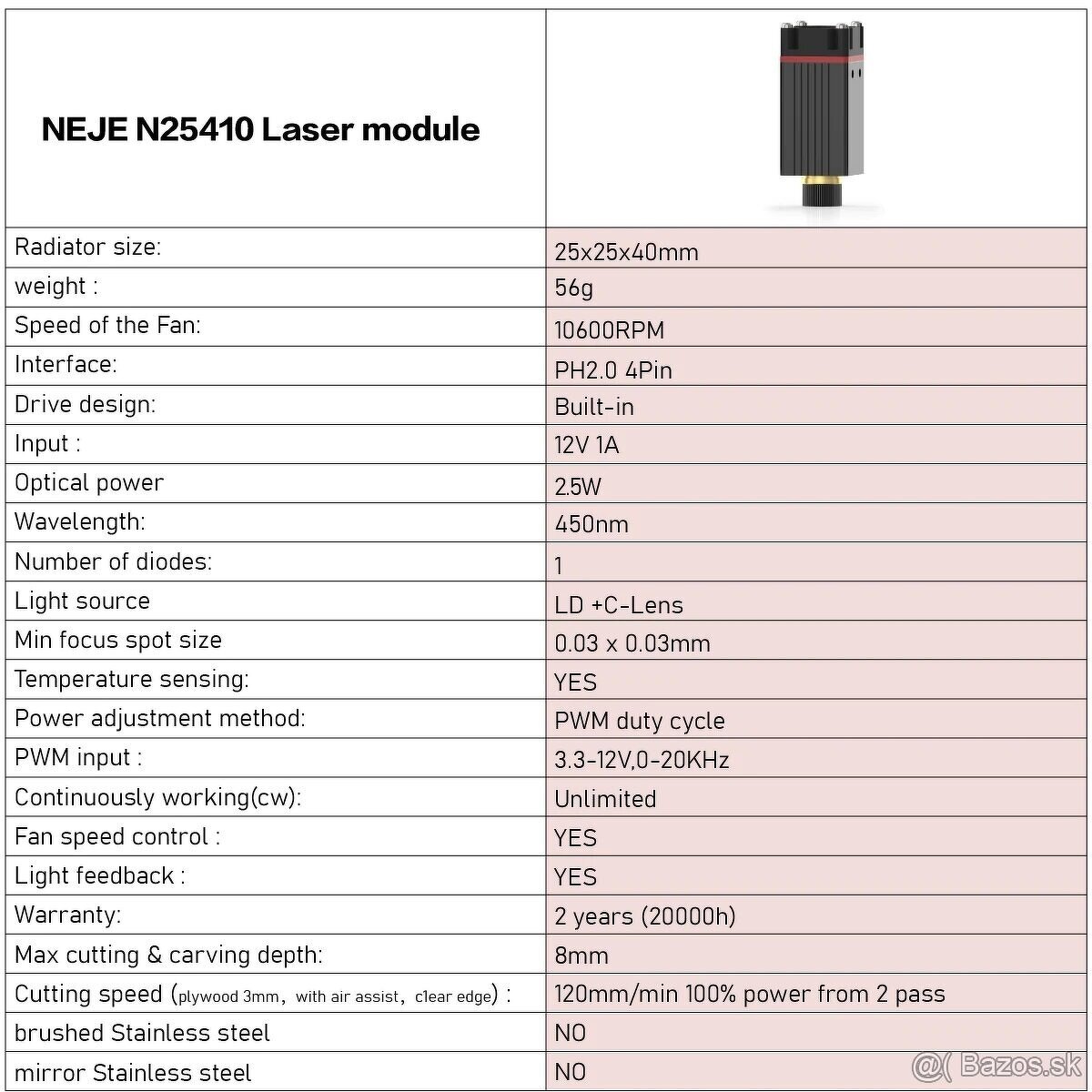 Laserový gravírovací stroj 88X86CM DIY 2500mW - 9